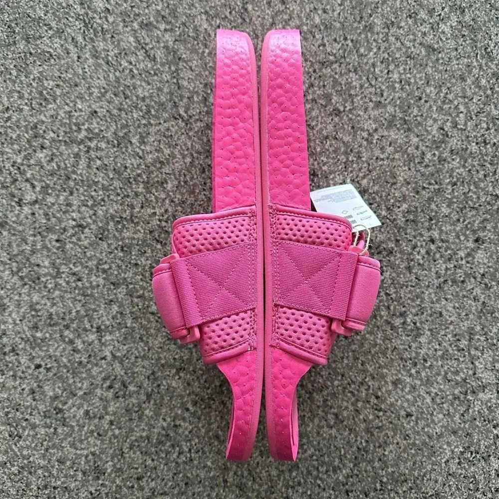 Adidas Boost Slides Humanrace HU‎ Pharrell Williams Pink FV7289 Mens Size 12